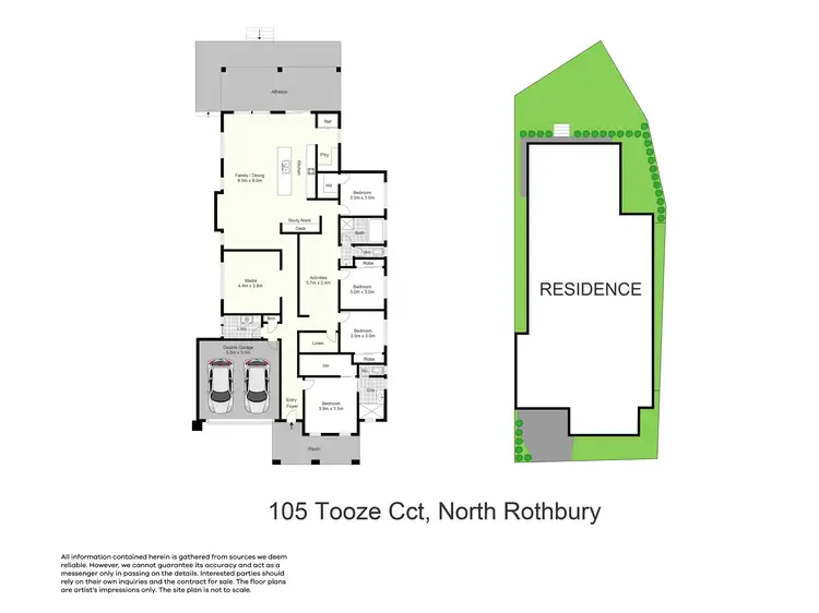 Floorplan of Homely house listing, 105 Tooze Circuit, North Rothbury NSW 2335