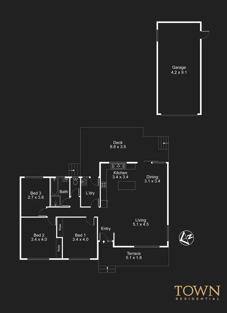 Floorplan of Homely house listing, 10 Kauper Street, Scullin ACT 2614