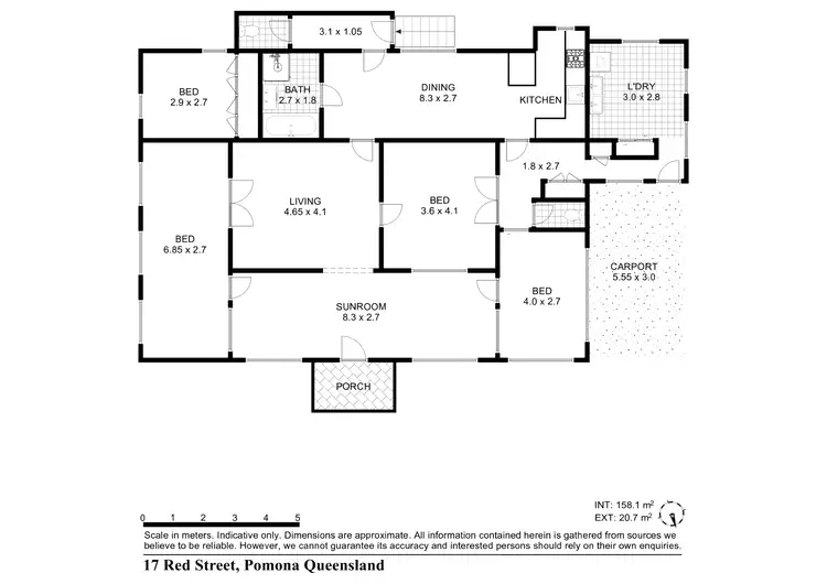Floorplan of Homely house listing, 17 Red Street, Pomona QLD 4568