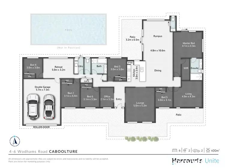 Floorplan of Homely house listing, 4-6 Wodhams Road, Caboolture QLD 4510