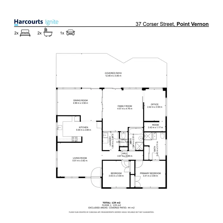 Floorplan of Homely house listing, 37 Corser Street, Point Vernon QLD 4655