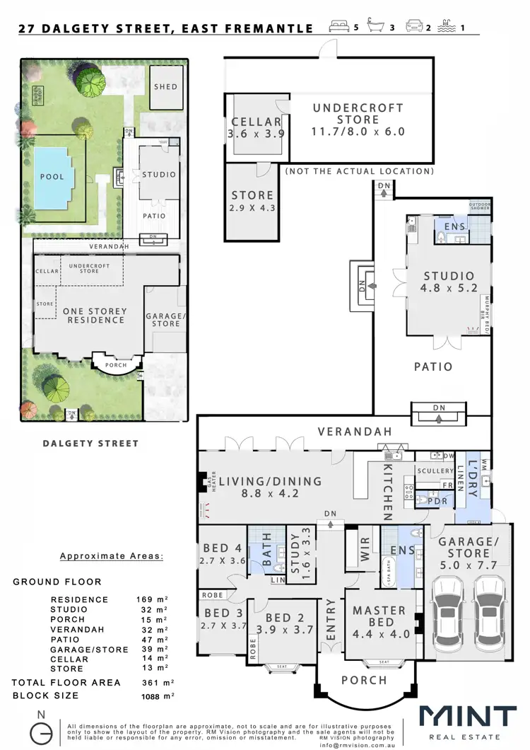 Floorplan of Homely house listing, 27 Dalgety Street, East Fremantle WA 6158