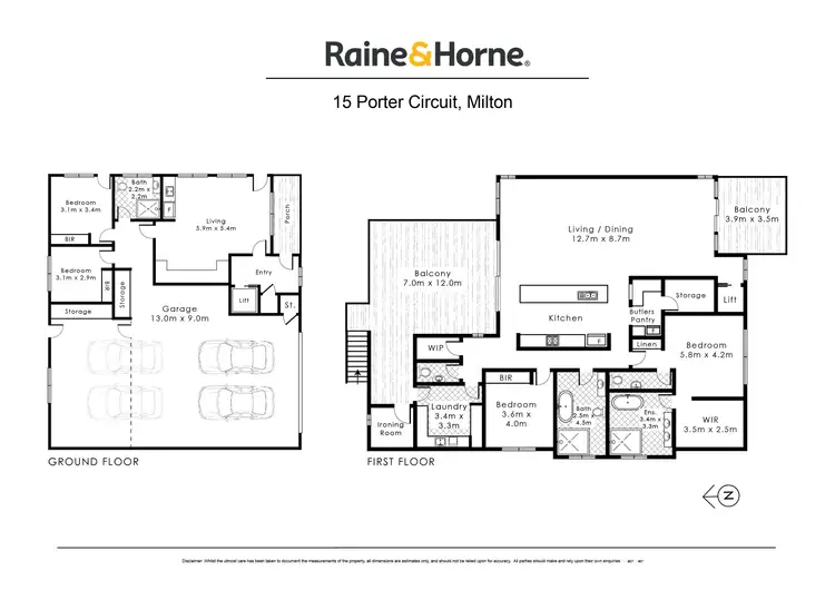 Floorplan of Homely house listing, 15 Porter Circuit, Milton NSW 2538