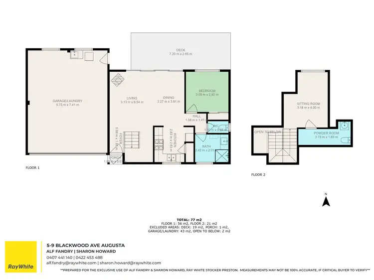Floorplan of Homely unit listing, 5/9 Blackwood Avenue, Augusta WA 6290