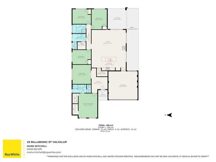 Floorplan of Homely house listing, 23 Billabong Street, Yalyalup WA 6280