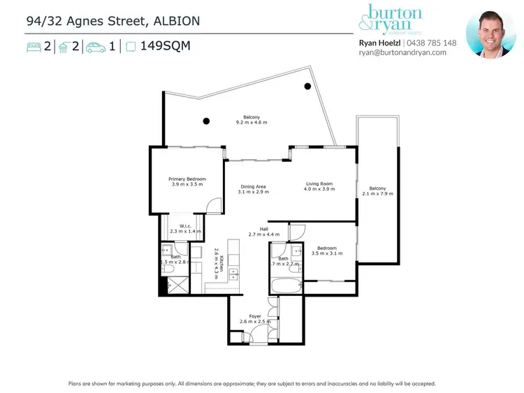 Floorplan of Homely unit listing, 94/32 Agnes Street, Albion QLD 4010