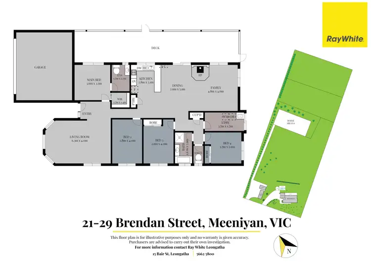Floorplan of Homely house listing, 21-29 Brendan Street, Meeniyan VIC 3956
