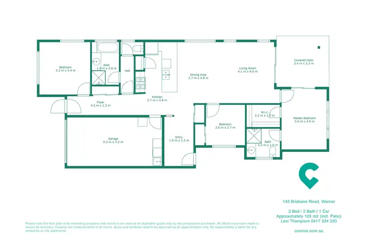 Floorplan of Homely house listing, 143 Brisbane Road, Warner QLD 4500