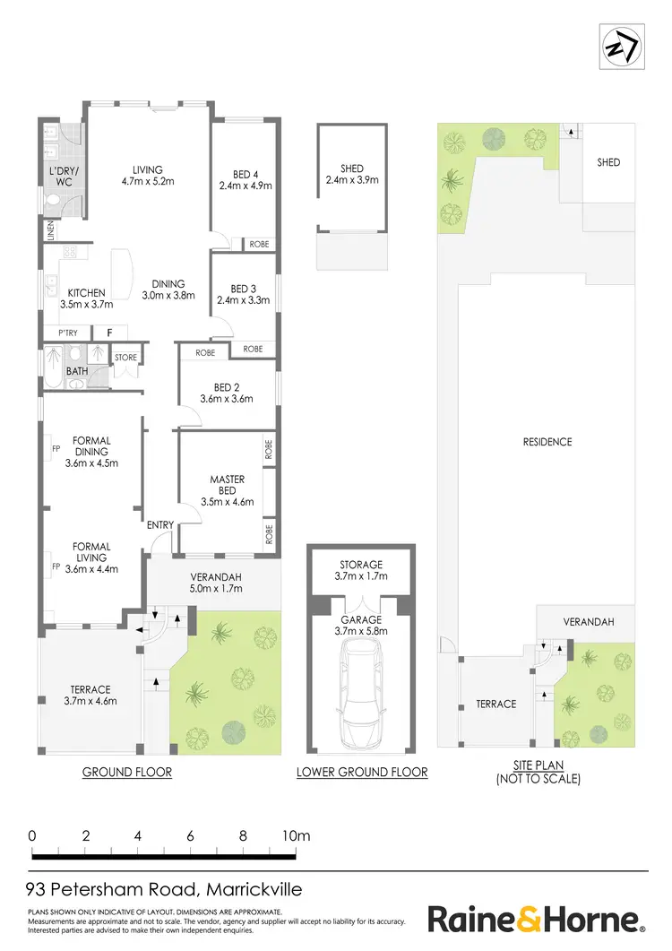 Floorplan of Homely house listing, 93 Petersham Road, Marrickville NSW 2204