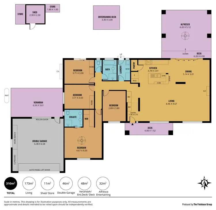 Floorplan of Homely house listing, 19 Tolcairn Crescent, Flagstaff Hill SA 5159