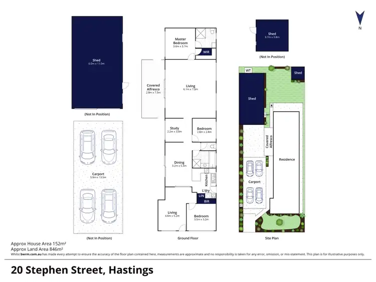 Floorplan of Homely house listing, 20 Stephen Street, Hastings VIC 3915