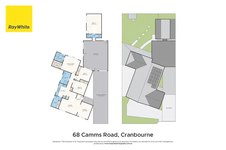 Floorplan of Homely house listing, 68 Camms Road, Cranbourne VIC 3977