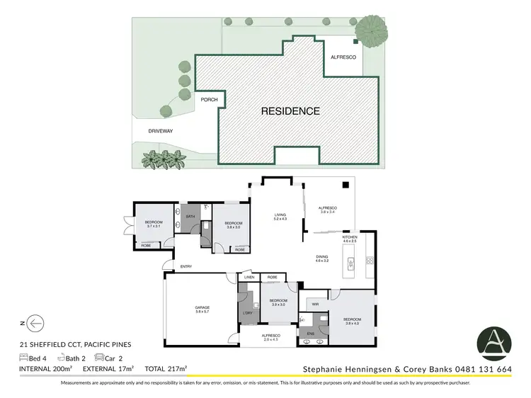 Floorplan of Homely house listing, 21 Sheffield Circuit, Pacific Pines QLD 4211