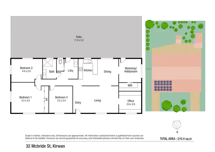 Floorplan of Homely house listing, 32 Mcbride Street, Kirwan QLD 4817