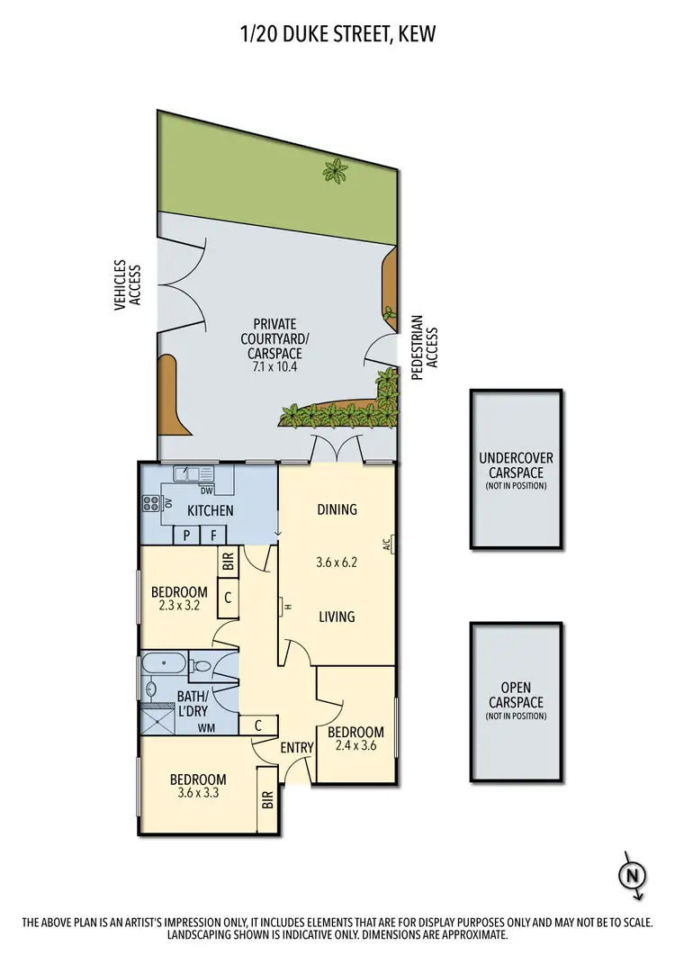 Floorplan of Homely apartment listing, 1/20 Duke Street, Kew VIC 3101