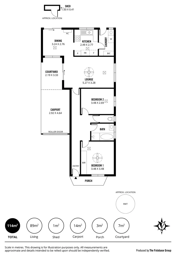 Floorplan of Homely unit listing, 3/27 Cungena Avenue, Park Holme SA 5043
