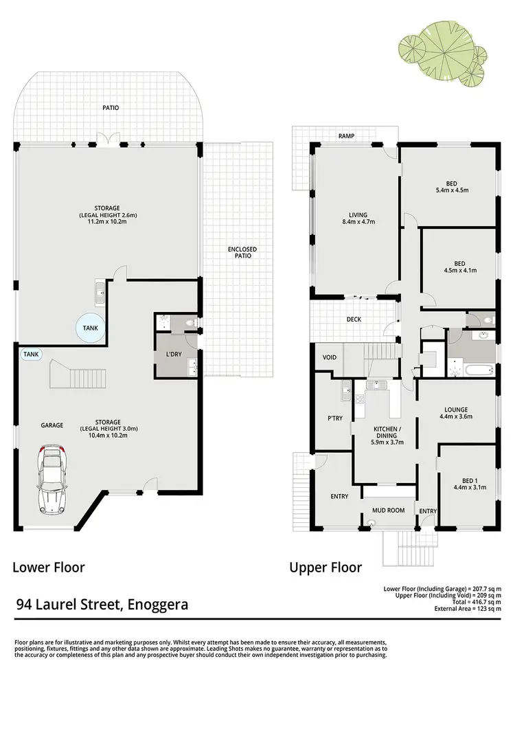 Floorplan of Homely house listing, 94 Laurel Street, Enoggera QLD 4051