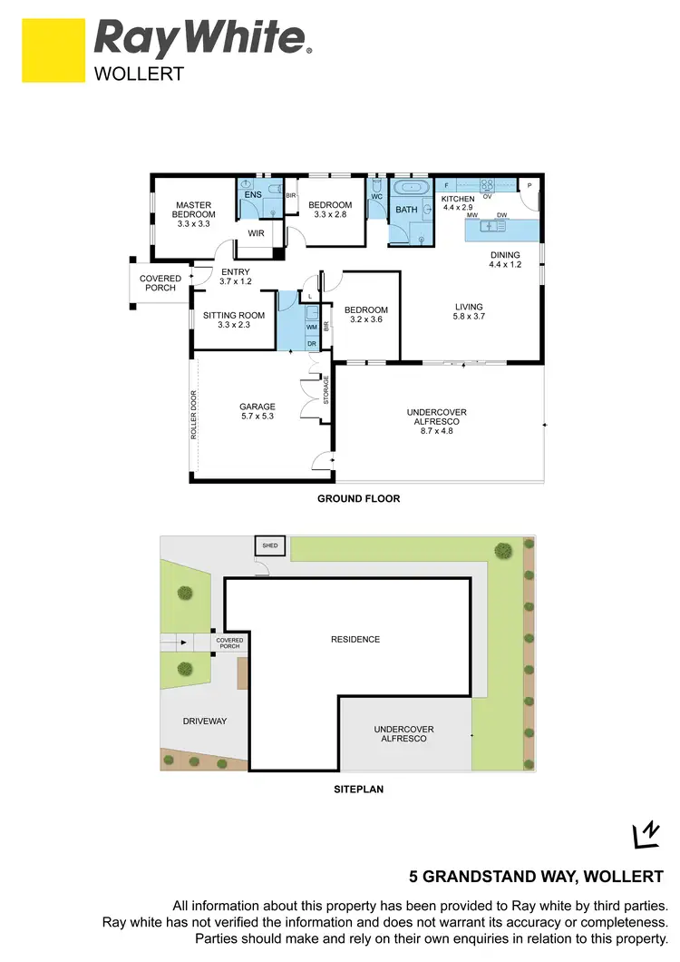 Floorplan of Homely house listing, 5 Grandstand Way, Wollert VIC 3750
