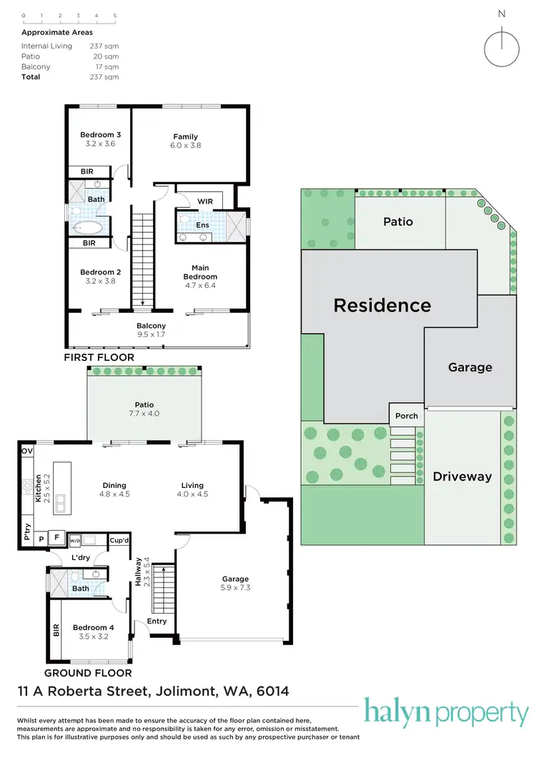 Floorplan of Homely house listing, 11A Roberta Street, Jolimont WA 6014