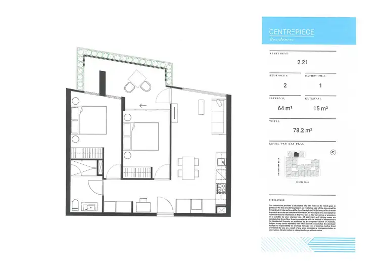 Floorplan of Homely apartment listing, 220/801 Centre Road, Bentleigh East VIC 3165