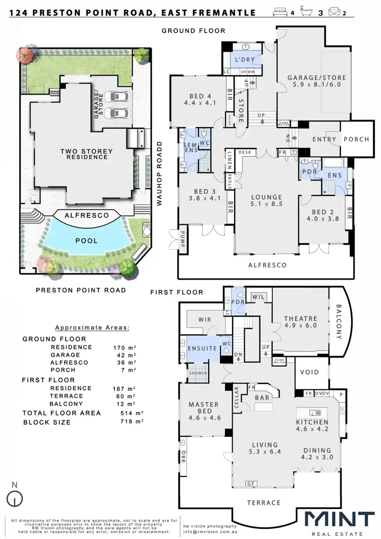 Floorplan of Homely house listing, 124 Preston Point Road, East Fremantle WA 6158