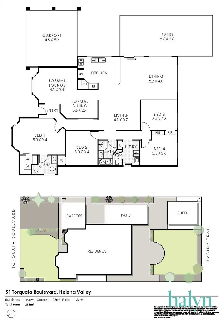 Floorplan of Homely house listing, 51 Torquata Boulevard, Helena Valley WA 6056