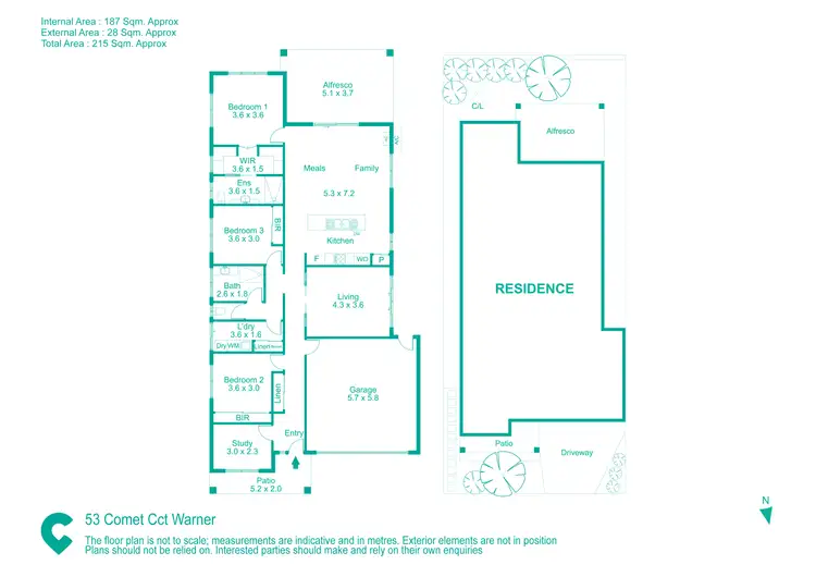 Floorplan of Homely house listing, 53 Comet Circuit, Warner QLD 4500