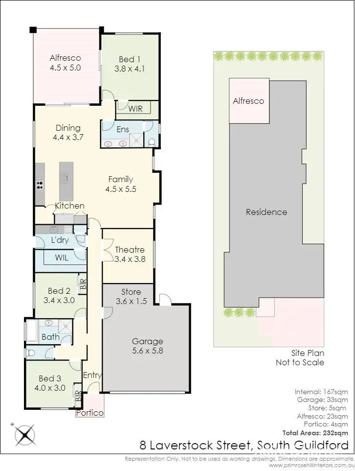 Floorplan of Homely house listing, 8 Laverstock Street, South Guildford WA 6055