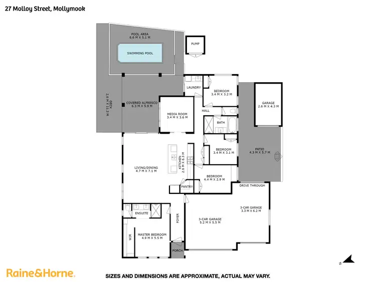 Floorplan of Homely house listing, 27 Molloy Street, Mollymook NSW 2539