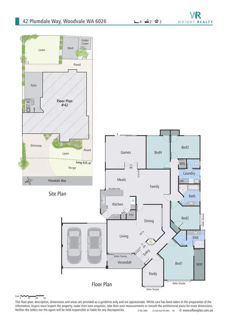 Floorplan of Homely house listing, 42 Plumdale Way, Woodvale WA 6026