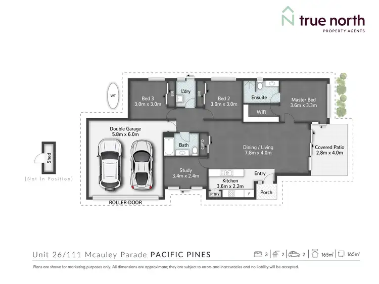 Floorplan of Homely house listing, 26/111 McAuley Parade, Pacific Pines QLD 4211