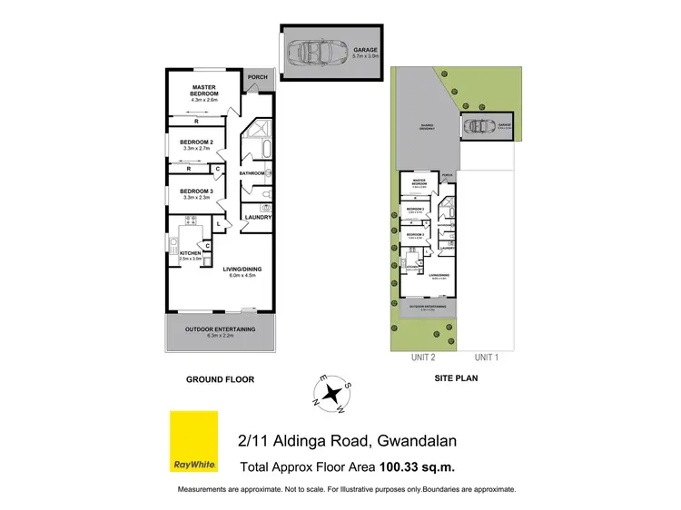 Floorplan of Homely semi-detached listing, 2/11 Aldinga Road, Gwandalan NSW 2259