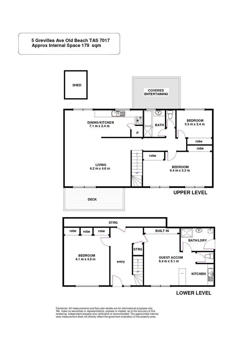 Floorplan of Homely house listing, 5 Grevillea Avenue, Old Beach TAS 7017