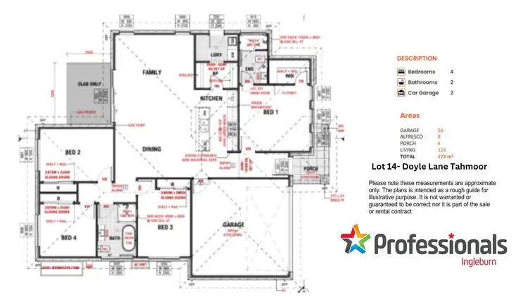 Floorplan of Homely house listing, 21 Doyle Lane, Tahmoor NSW 2573