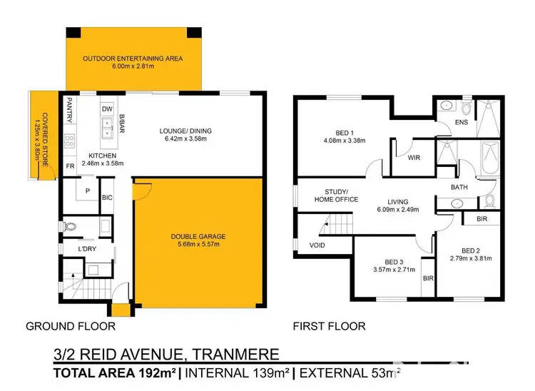 Floorplan of Homely house listing, 3/2 Reid Avenue, Tranmere SA 5073