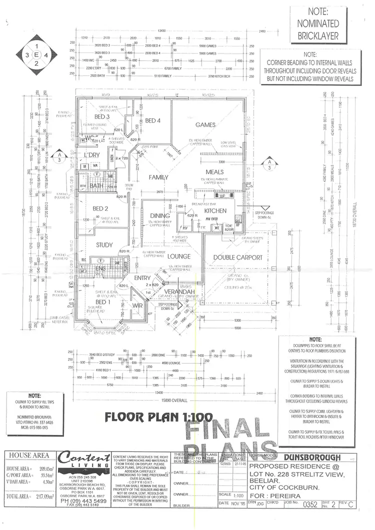 Floorplan of Homely house listing, 36 Strelitz View, Beeliar WA 6164