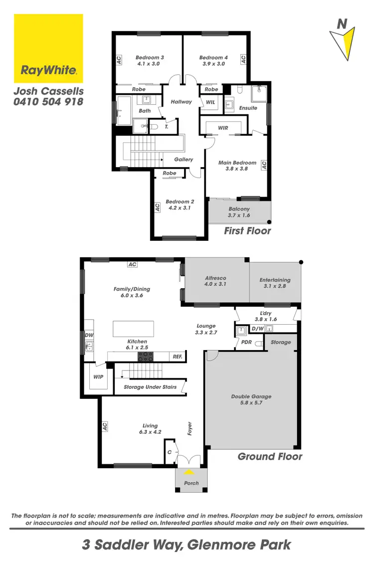 Floorplan of Homely house listing, 3 Saddler Way, Glenmore Park NSW 2745
