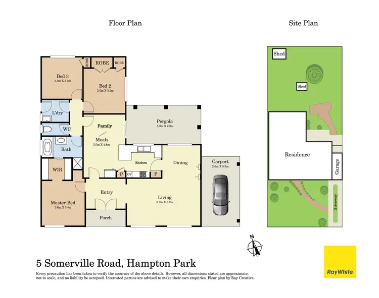 Floorplan of Homely house listing, 5 Somerville Road, Hampton Park VIC 3976