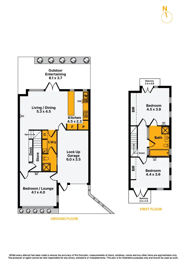Floorplan of Homely house listing, 4 Holdsworth Lane, Williamstown VIC 3016