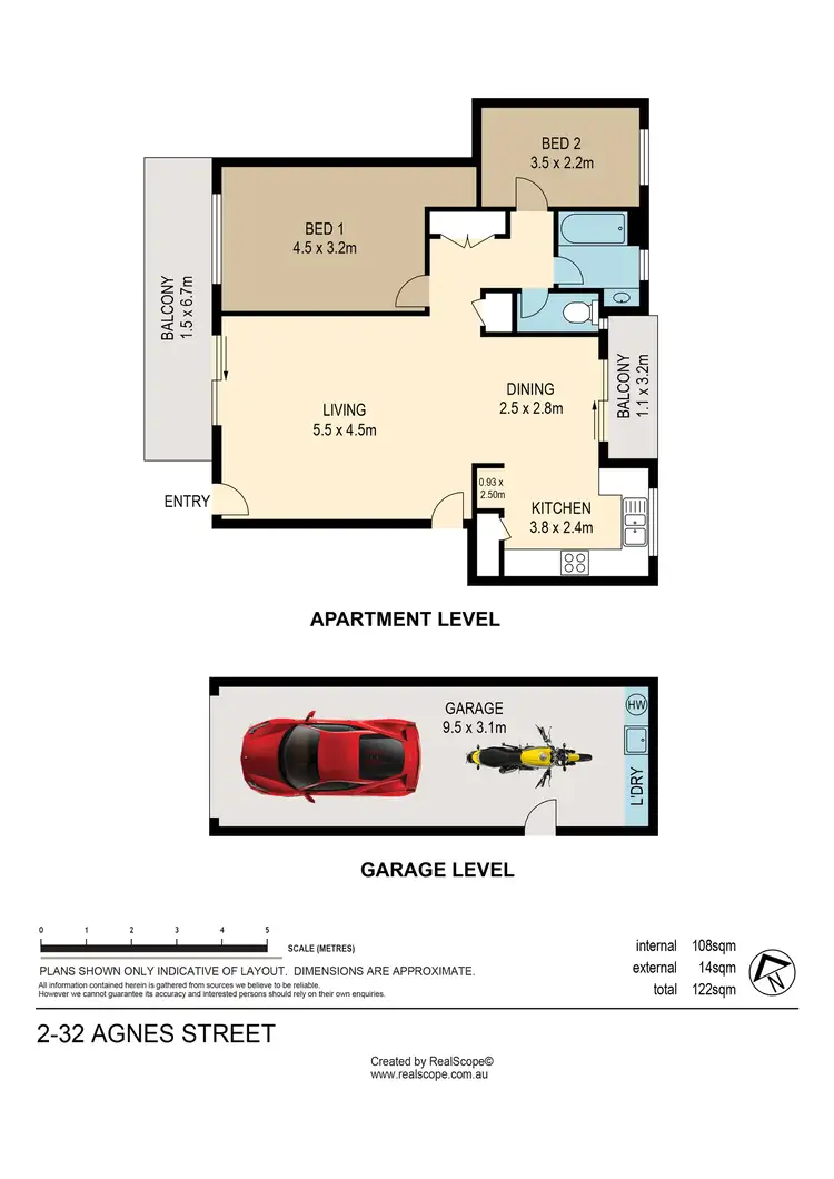 Floorplan of Homely unit listing, 2/32 Agnes Street, Morningside QLD 4170