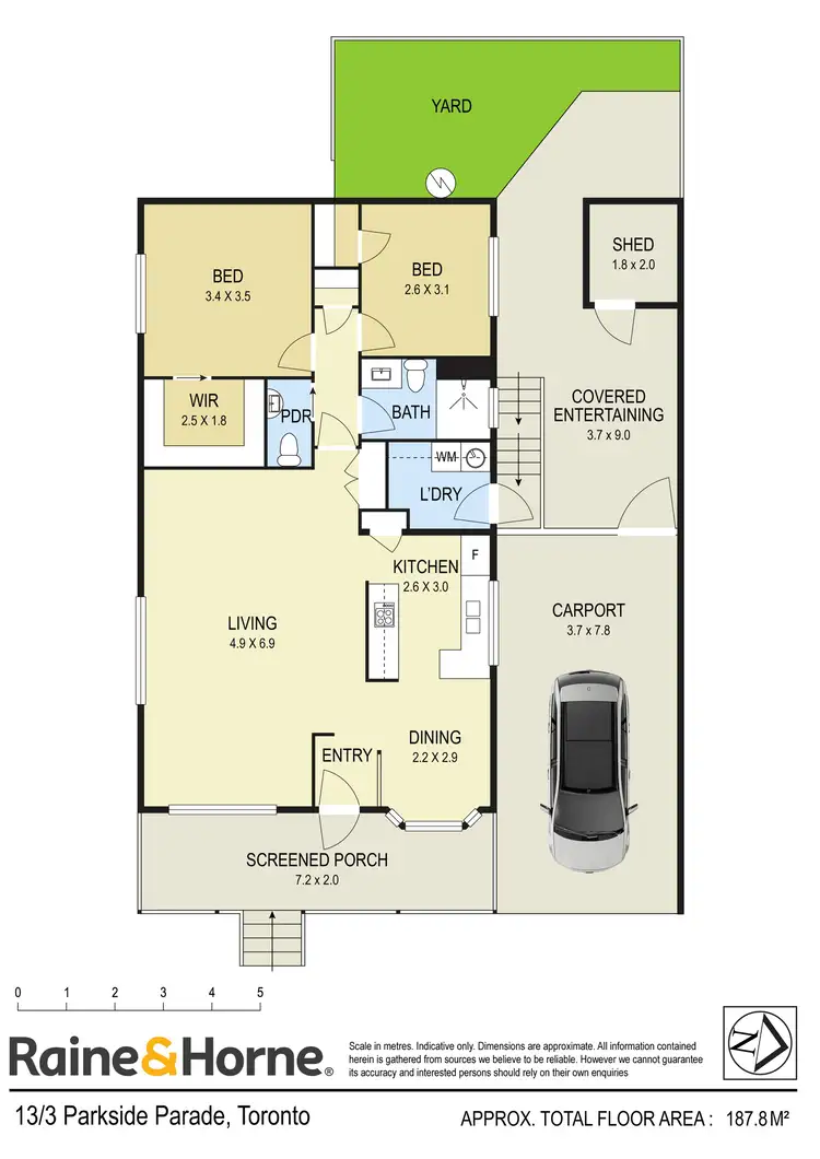 Floorplan of Homely house listing, 13/3 Parkside Parade, Toronto NSW 2283