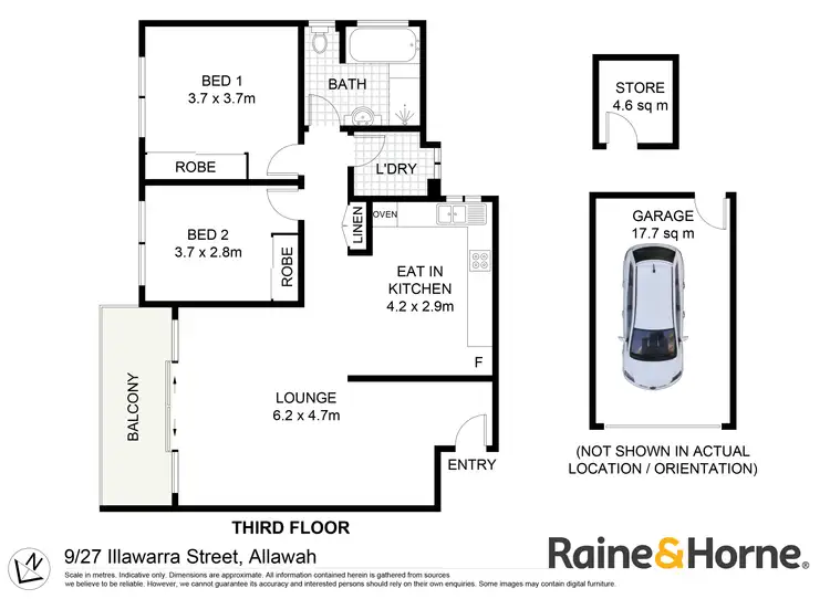 Floorplan of Homely unit listing, 9/27 Illawarra Street, Allawah NSW 2218