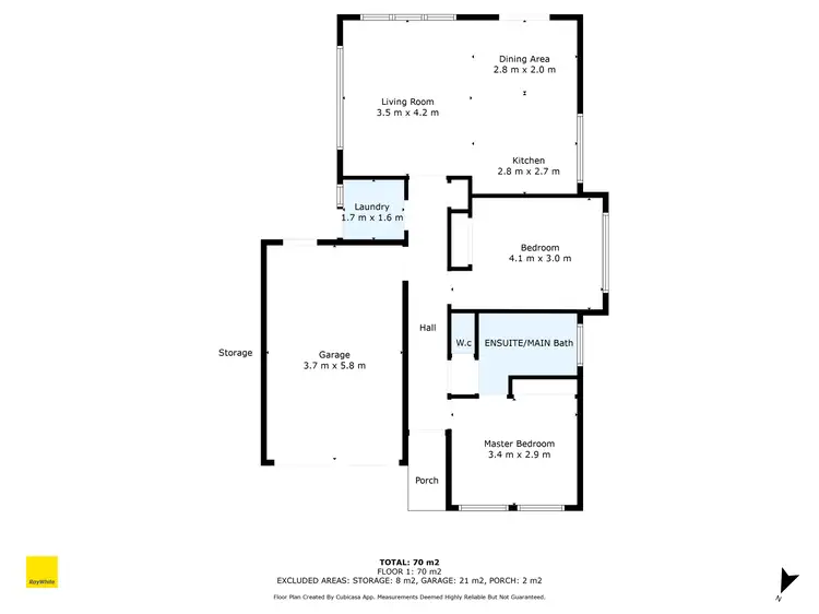 Floorplan of Homely unit listing, 18 Parkhead Circuit, Warragul VIC 3820