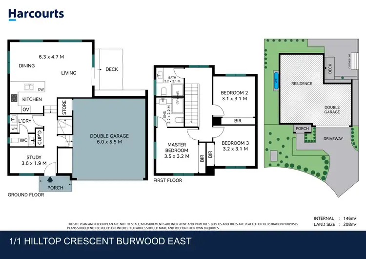 Floorplan of Homely townhouse listing, 1/1-3 Hilltop Crescent, Burwood East VIC 3151