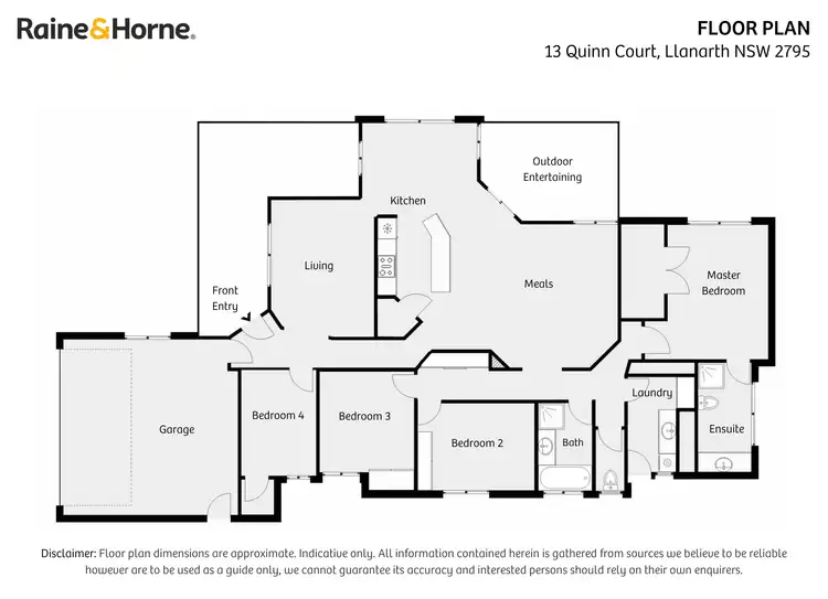 Floorplan of Homely house listing, 13 Quinn Court, Llanarth NSW 2795