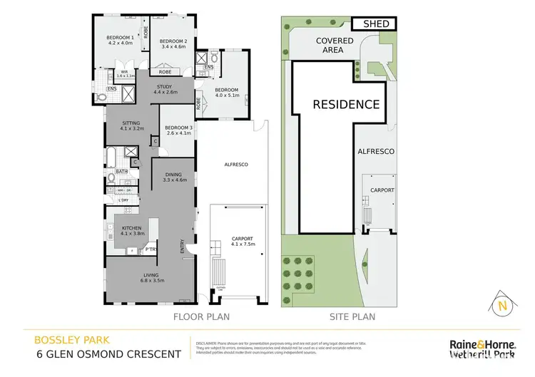 Floorplan of Homely house listing, 6 Glen Osmond Crescent, Bossley Park NSW 2176