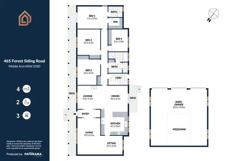 Floorplan of Homely rural property listing, 465 Forest Siding Road, Goulburn NSW 2580