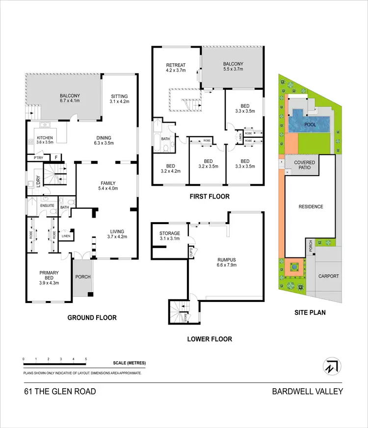 Floorplan of Homely house listing, 61 The Glen Road, Bardwell Valley NSW 2207