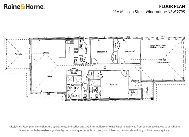 Floorplan of Homely house listing, 14a McLean Street, Windradyne NSW 2795