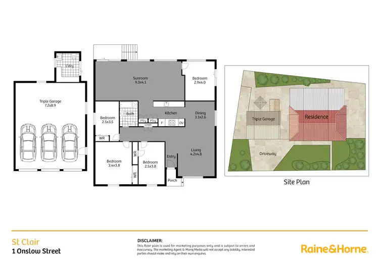 Floorplan of Homely house listing, 1 Onslow Street, St Clair NSW 2759